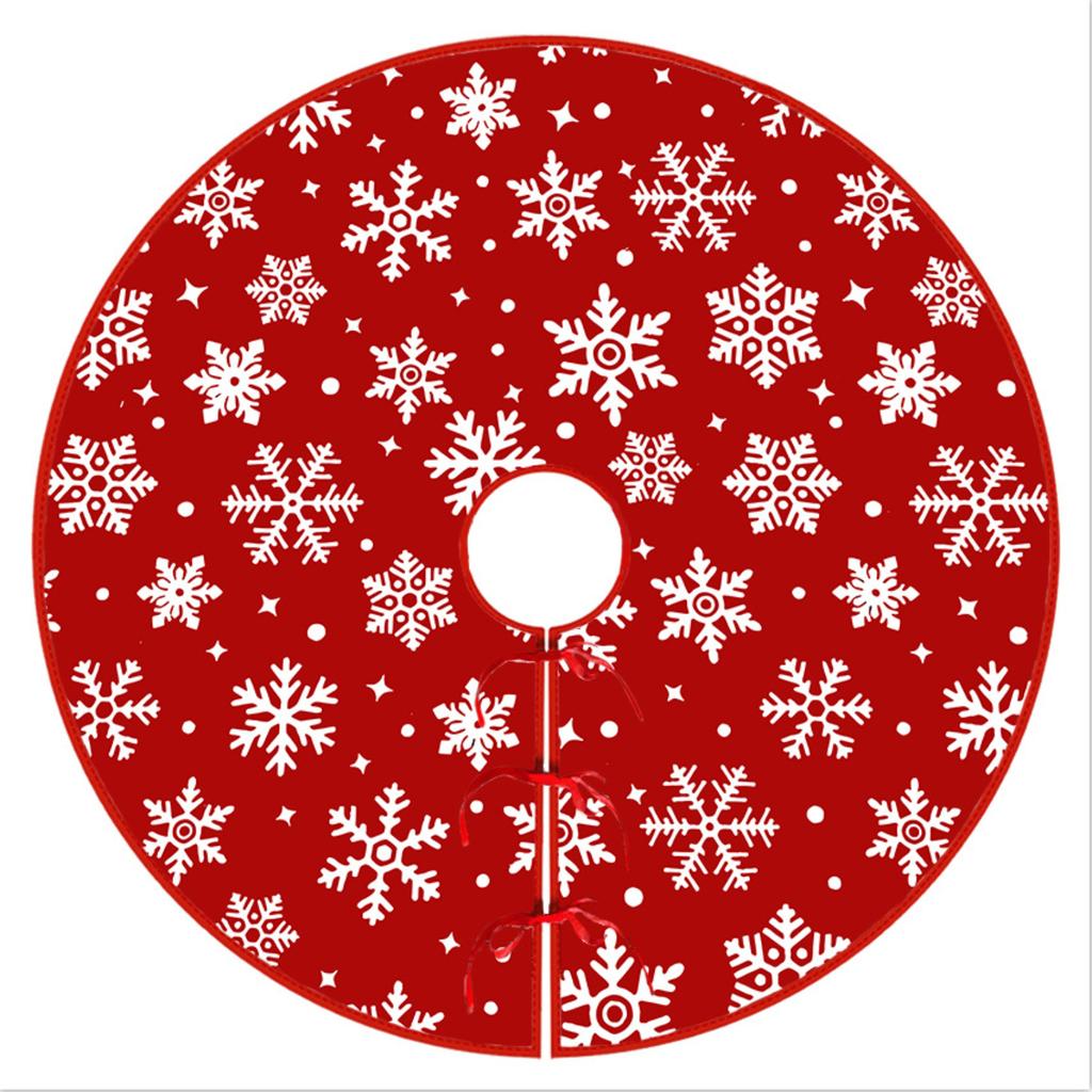 Christmas Tree Skirt Decoration For Home Xmas Tree Decorations Skirt Ornament Festive Holiday Party Decorations Indoor Outdoor