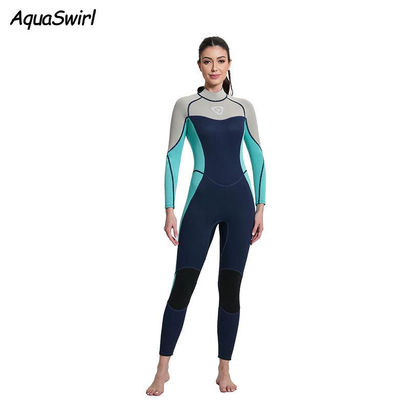 Version 3mm Diving Suit Streamlined Long One-piece Jellyfish Warm Surfing Water Lung Thickened Wet