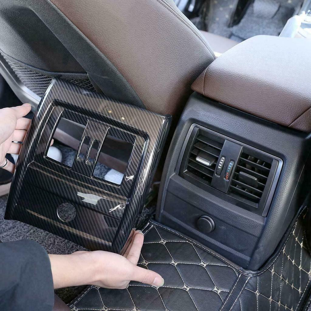 Аксессуары для BMW 3 4 серии F30 F31 F32 F34 F36, автомобильный подлокотник, задняя розетка кондиционера, рамка, накладка, внутренняя отделка