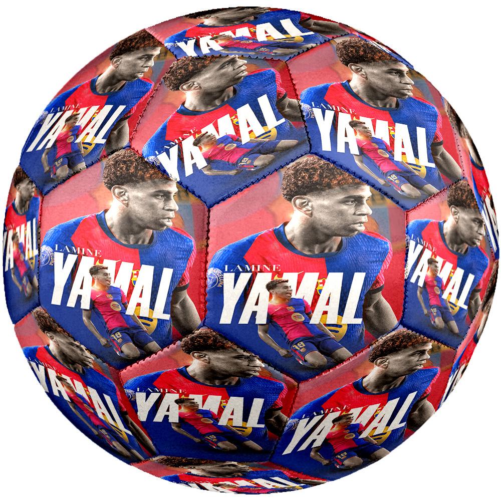 Lamine Yamal's Barcelona Celebration Moment Size 5 Soccer Ball Machine-Stitched Indoor/Outdoor Universal Football Perfect Commemorative Gift for Socce