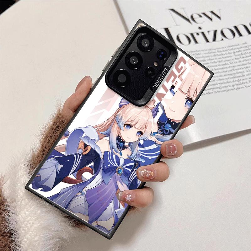 Мягкий чехол для телефона Genshin Impact Design для Samsung Galaxy S24 S25 FE S26 Edge S23 Ultra S22 Plus S21 + Ударопрочная задняя крышка