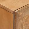 TV Unit in Light Brown 105 x 33 x 46 cm Solid Mango Wood