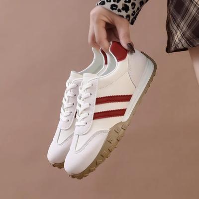 Женские весенние спортивные и повседневные туфли на толстой подошве, универсальные туфли на плоской подошве