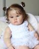 BZDOLL Realistic 60cm 24inch Soft Silicone Reborn Baby Doll With 3D-painting Skin and Vascular Vein Handmade Girl Birthday Gift