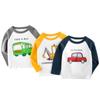 Boys & Girls Long Sleeve Tops Tees Shirts Graphic Cotton Casual Crewneck T-Shirts for Children