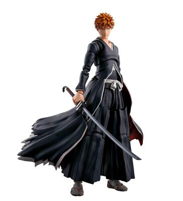 TAMASHII NATIONS BLEACH Ичиго Куросаки 155 мм ПВХ АБС Окрашенная Подвижная Фигурка S.H.Figuarts -Гэцуга Тэнсё- Прибл.. &
