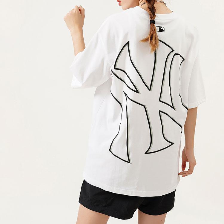 Новые футболки MLB New York Yankees Унисекс Белые 3ATS33023-50WHS