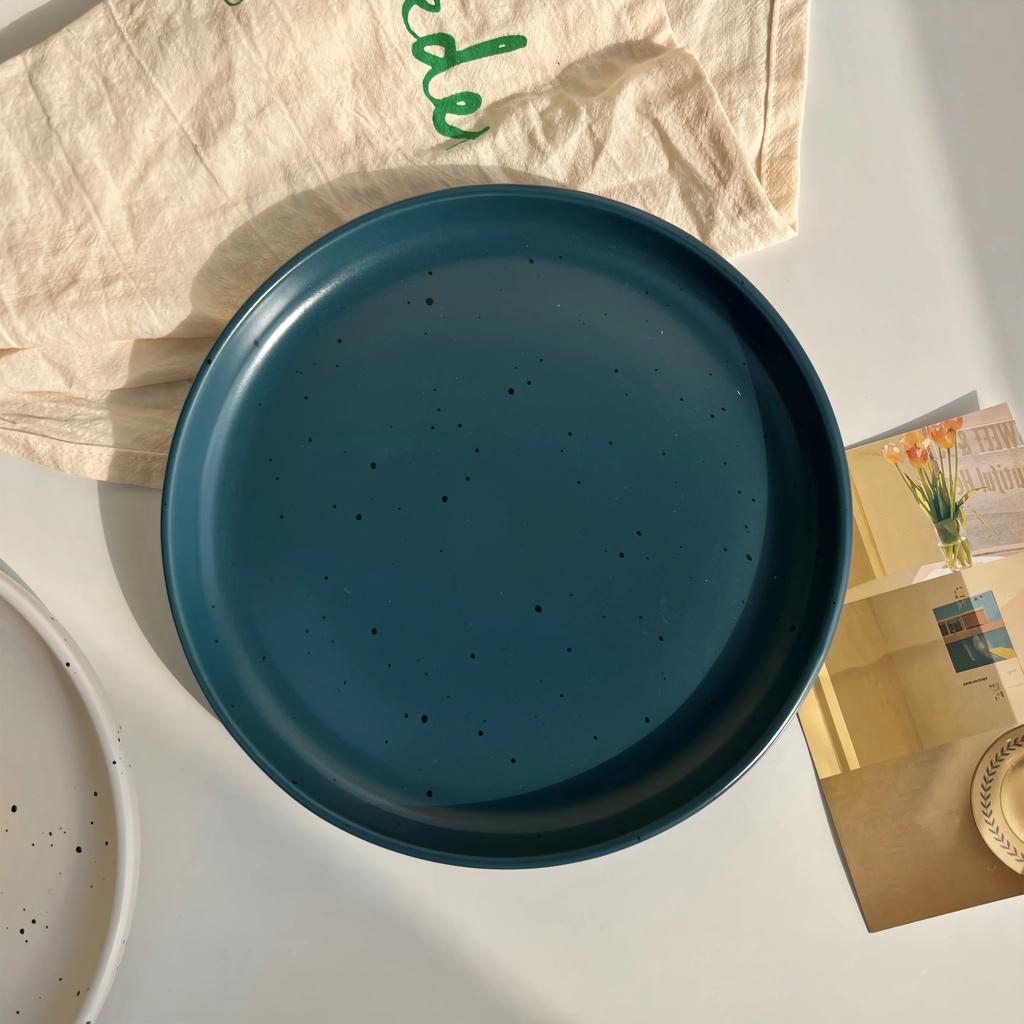 В стиле Инс Винтажные керамические тарелки Ресторан Западный стейк Паста Тарелка Простой бытовой поднос для фруктов десертов закусок