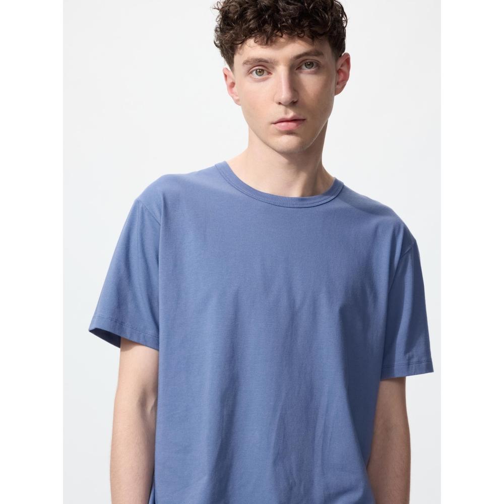 Uniqlo Футболка Japan Air Rhythm Cotton с круглым вырезом