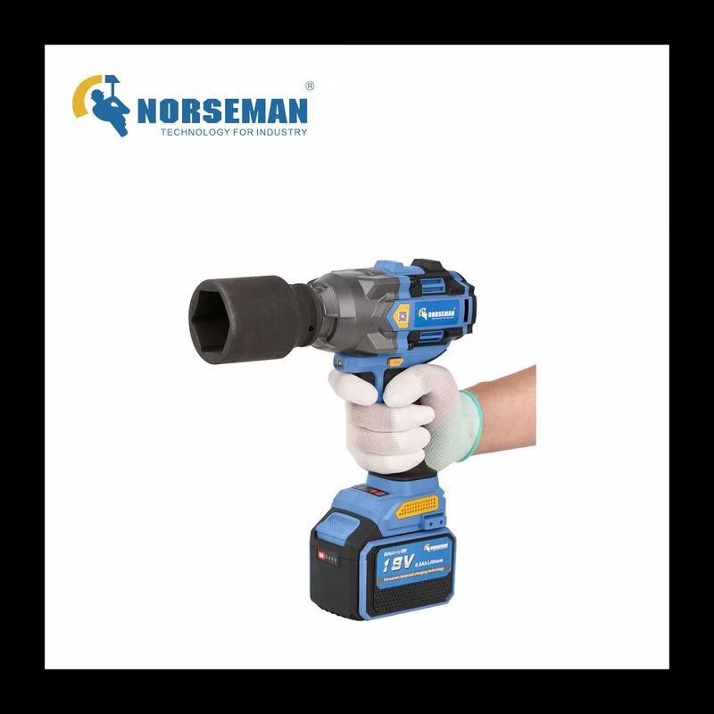 Бесщеточный аккумуляторный гайковерт NORSEMAN 3/4" (вилка CN) (адаптер в комплекте)