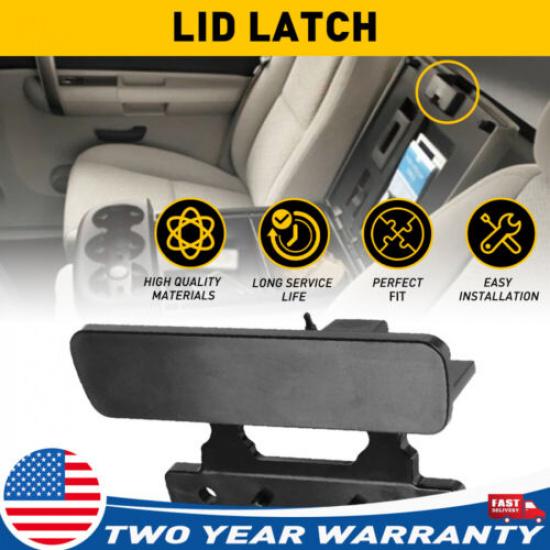 Center Console Armrest Fits Chevy Silverado Lid Latch 1500 2500 Tahoe HD Yukon