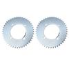 Pair of T8F 44T 2.1in Rear Chain Sprocket for 43cc 49cc Mini Pocket Dirt Bike Gas Scooter ATV