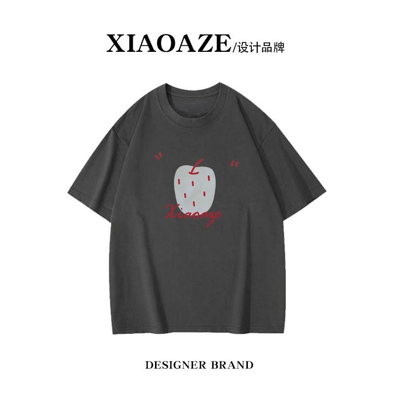 190g Cotton Vintage Graphic T-Shirt Men Women Loose Fit Short Sleeve Tee Casual Top