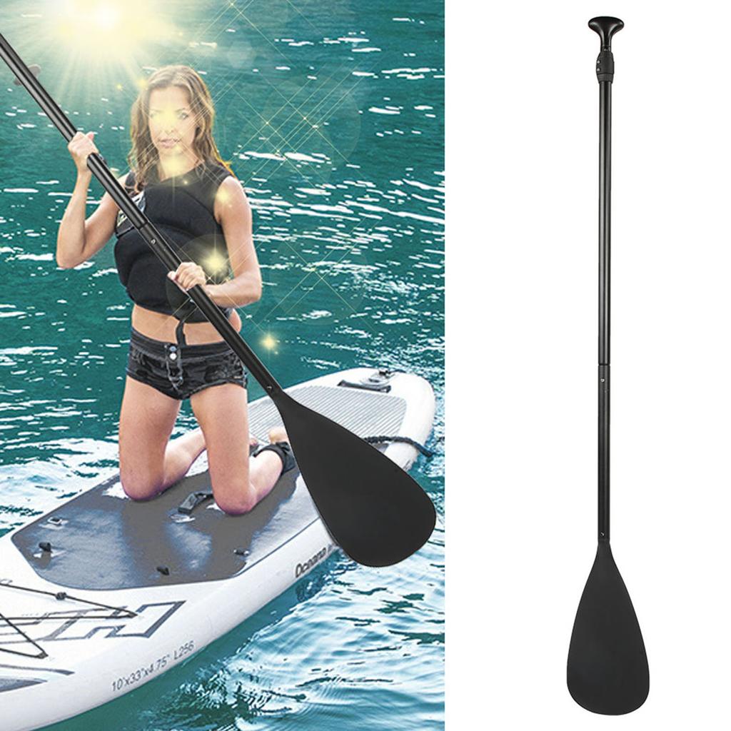 Detachable SUP Black Extendable Paddle Oar Stand Up Paddle Board for Surfing Boat Kayak