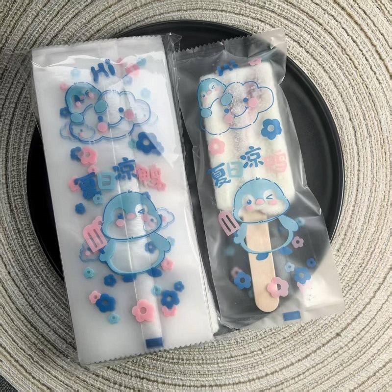 100 шт. пищевые пакеты для мороженого одноразовые пластиковые пакеты для мороженого заморозка упаковка для хранения мороженого