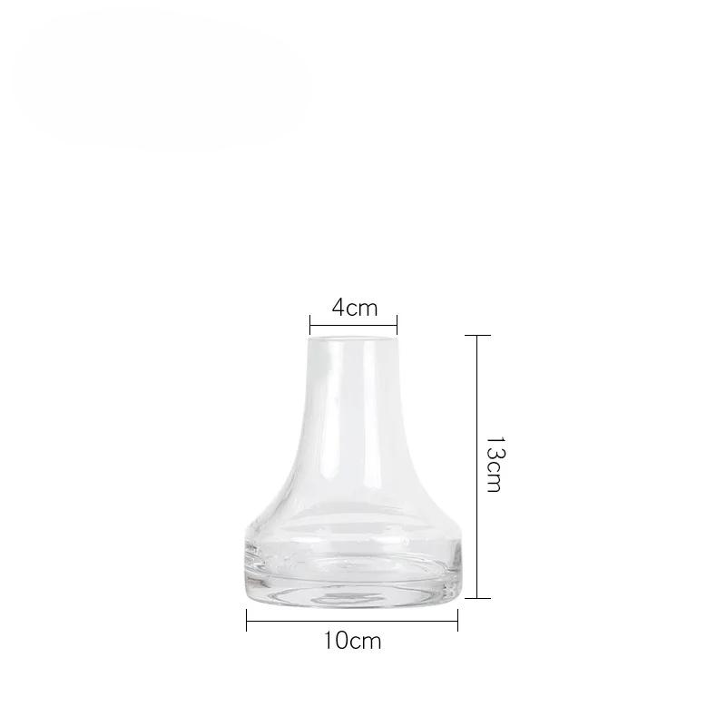 Большая стеклянная ваза в форме башни в скандинавском стиле для гостиной, цветочная композиция, украшения, украшения для дома
