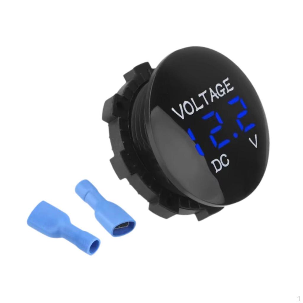 Auto-tension Meter Voltmeter for 12V-24 V with LED Digital Display Voltage Measuring Device