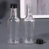 6 шт. 50 мл мини прозрачные ПЭТ многоразовые бутылки вина маленькие бутылки для вечеринок свадьбы бутылки для ликера с герметичной винтовой крышкой