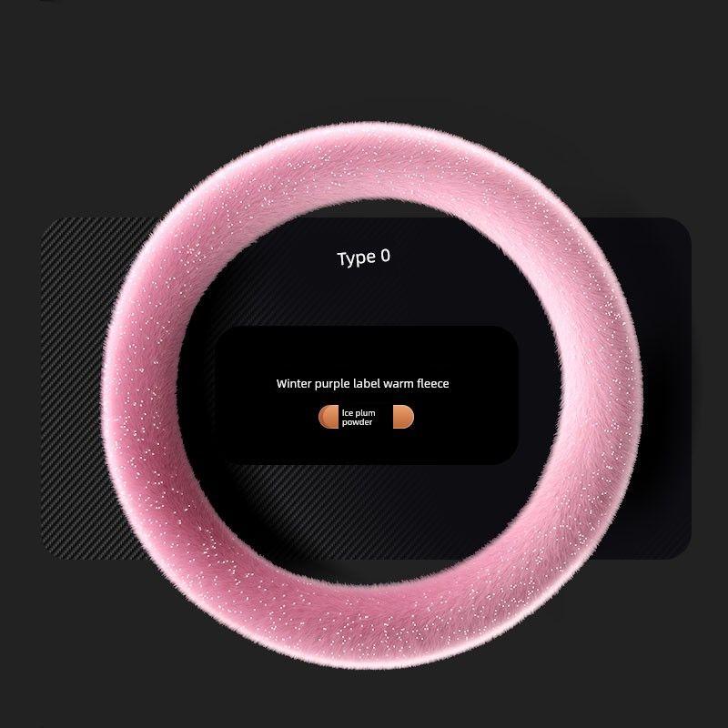 Car Steering Wheel Cover Winter Plush Suitable for Haval Big Dog, Haval Second Generation Big Dog, Non-Slip and Warm for Winter, Men's