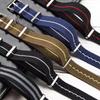 Elastic NATO Nylon Watch Strap for DW and Seiko, Woven 18-20-22mm