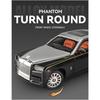 1/18 Rolls-Royce Phantom Model Car, Zinc Alloy Pull Back Toy Diecast Car with Sound and Light, Realistic Modeling Model Toy111