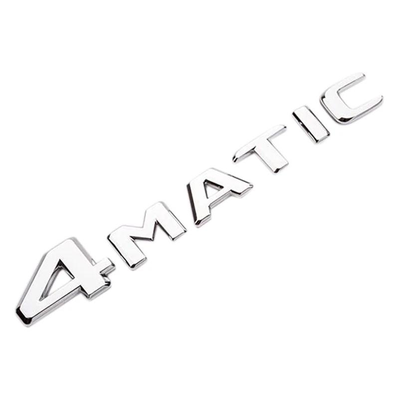 4matic 3D ABS  Car letter trunk 4 Matic  Logo stickers and badges are suitable for Marseille ML 320 CDI C300
