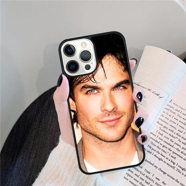 Чехол для телефона Damon Salvatore The Vampire Diaries Для iPhone 17 Air 15 16 Pro Max 14 13 12 11 Pro Max Plus