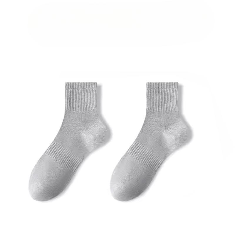 Men's Summer Deodorizing Sweat Absorbing Exercise In Tube Cotton Socks