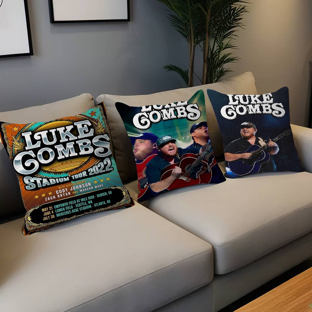 Singer Luke Combs Popular Music Album Pillowcases Home Bedding Decorative Pillow Cover Wedding Super Soft Pillow Case