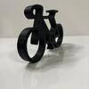 Minimalistic Bicycle Sculpture Abstract Wire Frame Road Mountain Bike Silhouette Statue Figurine Desktop Decoration Ornament Cyclist Present