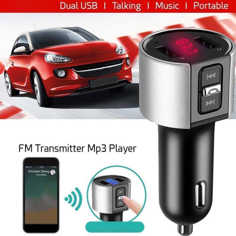 Новый беспроводной автомобильный Bluetooth FM-передатчик автомобильное зарядное устройство 5 В/3,4 А USB-интерфейс автомобильное зарядное устройство MP3-плеер автомобильные аксессуары