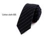 New Plaid Twill Cotton Tie: Men's Business Casual Korean Style for Weddings