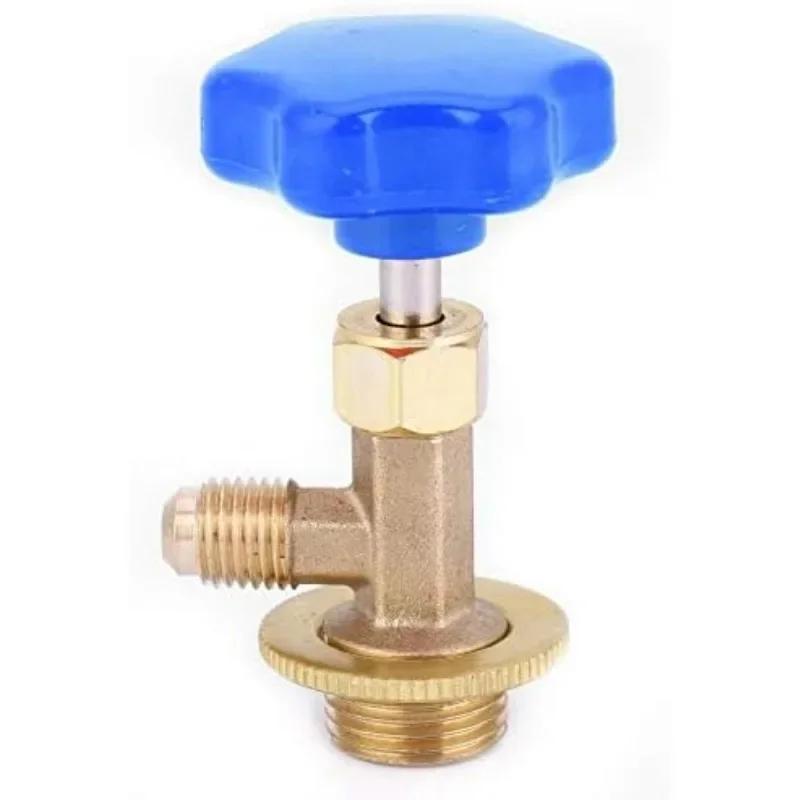 Открывалка для бутылок с хладагентом Кондиционер Клапан для крана для хладагента Инструмент для открывания бутылок Латунный дозирующий клапан R410 D4L5