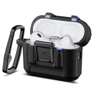 Чехол Spigen для AirPods Pro 3, совместимый с AirPods Pro, с замком, встроенной защитой от ударов, поддержкой зарядки через USB-C, беспроводной зарядки, замком ACS09825, (третий