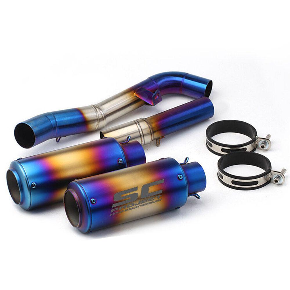 Kawasaki Z1000/Z1000SX/R/NINJA1000 Dual-Exhaust Mid-Pipe