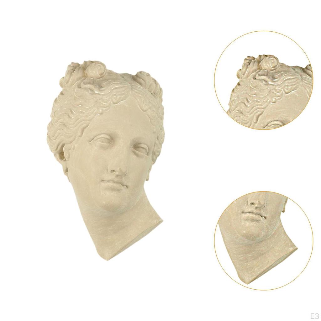 Декоративная настенная фигура-скульптура головы для гостиной и спальни