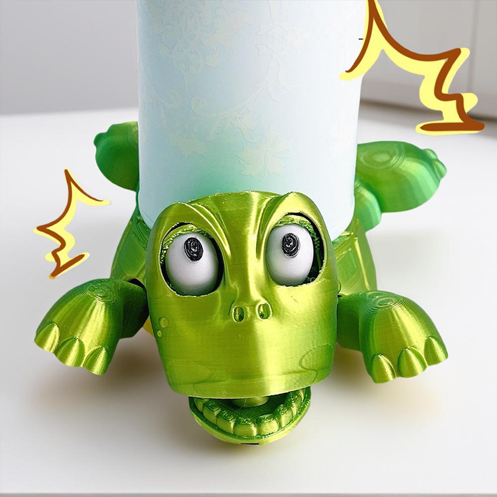 Creative Turtle Coaster Desk Decoration Kettle Tea Coaster Figurines Wear Resist Turtle Ornament Reusable Insulated Cup Mat