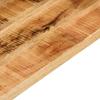 Vidaxl Blat Do Stolika, 70X40X3,8 Cm, Prostokątny, Surowe Drewno Mango