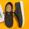 Большой размер, модная мужская парусиновая повседневная обувь, лоферы без шнуровки, обувь для вождения, мокасины, мужская обувь на плоской подошве