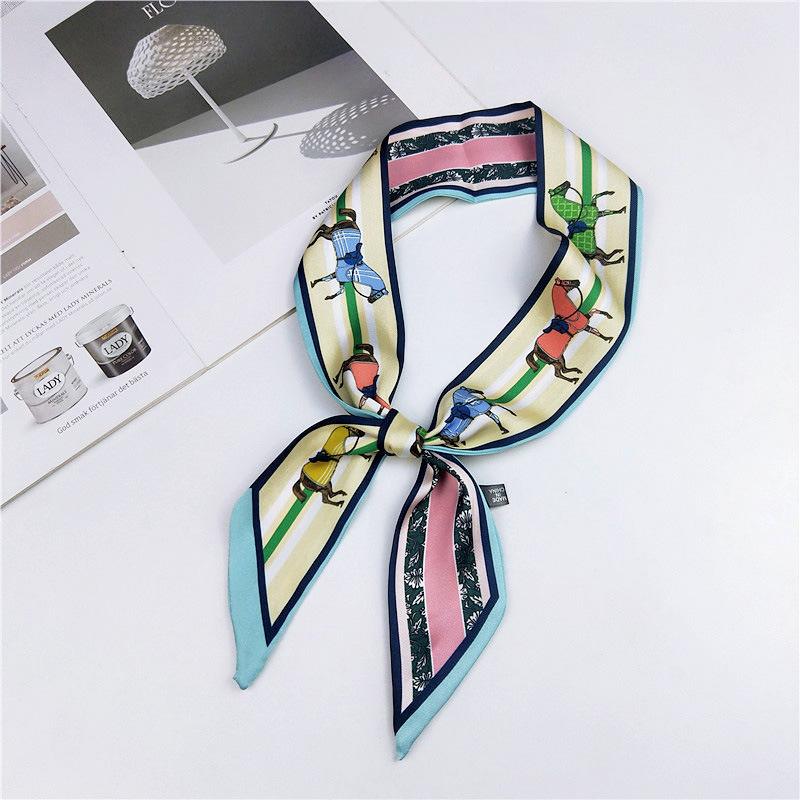 New Scarves Silk Scarves Women'S Spring And Autumn Season Long Decorative Professional Scarves Summer Thin Styles Paired With Shirts Stylish