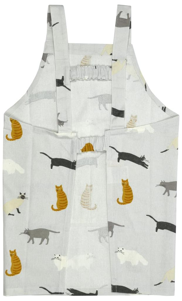 Kids Apron 4535279812840 Gray Free Size [Friends Hill]