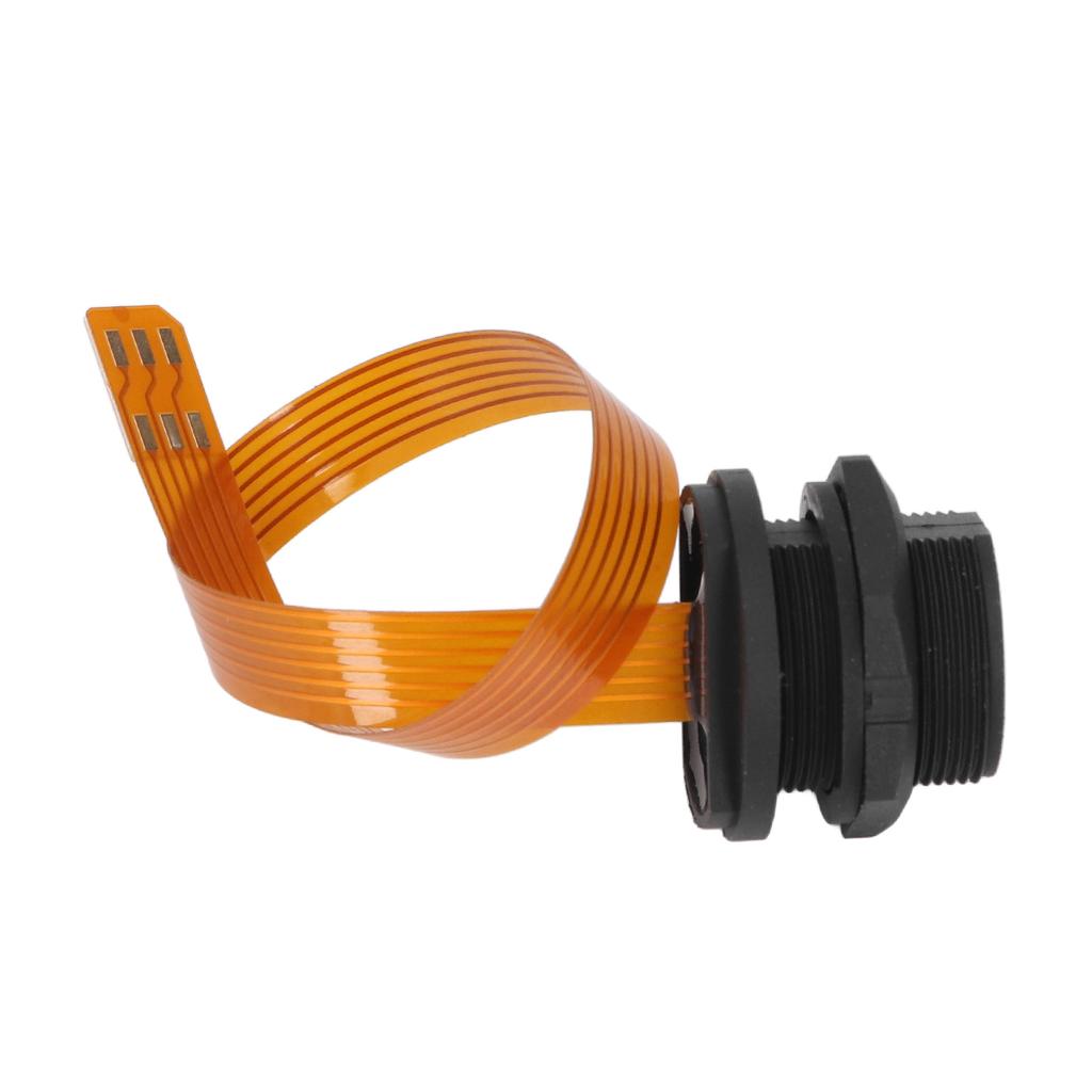 SIM Socket Flexible Cable 20cm IP68 Water Proof Threaded Panel Mount SIM Card Female Socket To Male
