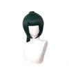 Anime Maki Zenin Cosplay Wig Jujutsu Kaisen Dark Green Ponytail Heat Resistant Synthetic Hair Anime Cosplay Wigs