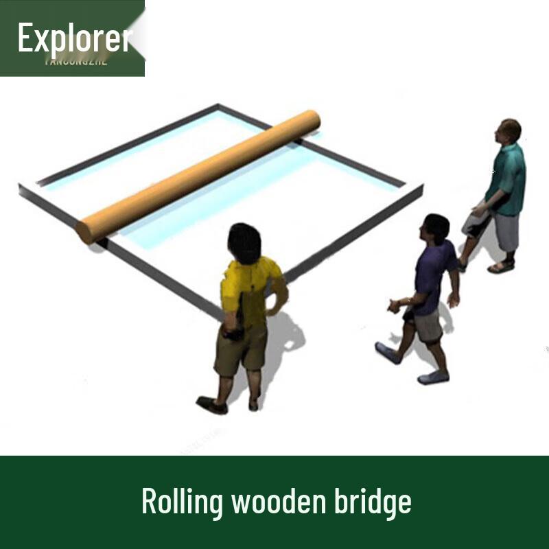 Explorer Super Limit Training Rolling Wooden Bridge