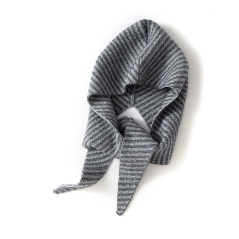 Women's Chunky Knit Cashmere Hat - Korean Style, Warm Versatile Outdoor Face Slimming Winter Headwear