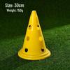 Thickened Round Bottom Football Hurdles with Holes - 30/52cm Multifunctional Training Cones