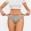 FINETOO Cotton Lace Floral Underwear Sexy Striped Solid Panties Stretchy Mid Waist Briefs Female Breathable Lingerie Soft Shorts