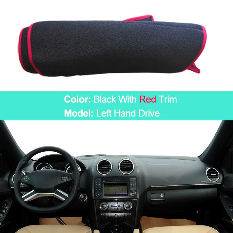 Car Inner Dashboard Cover Carpet Cushion Sun Shade For Mercedes Benz M-Class W164 2006 2007 2008 2009 2010 2011 ML350 ML250 AMG