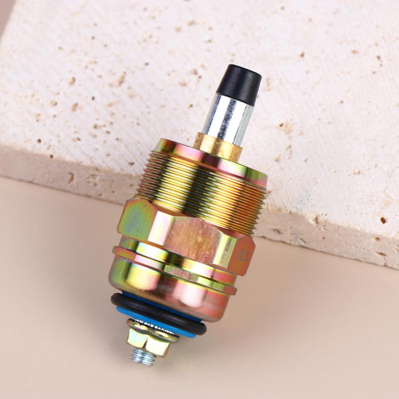 Injection Fuel Pump 12V Shut Off Solenoid Valve Compatible with 0330001015 0330001016 Fast Engine Stop Response