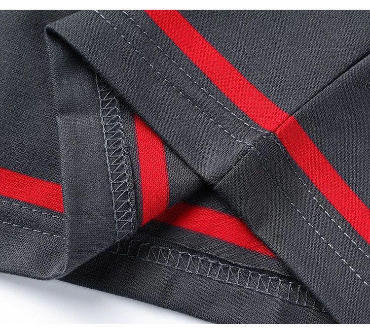 Men's Autumn Striped Long-Sleeve Collared Shirt - Loose Fit for Middle-Aged & Elderly